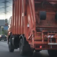 GarbageTruckOnRoad